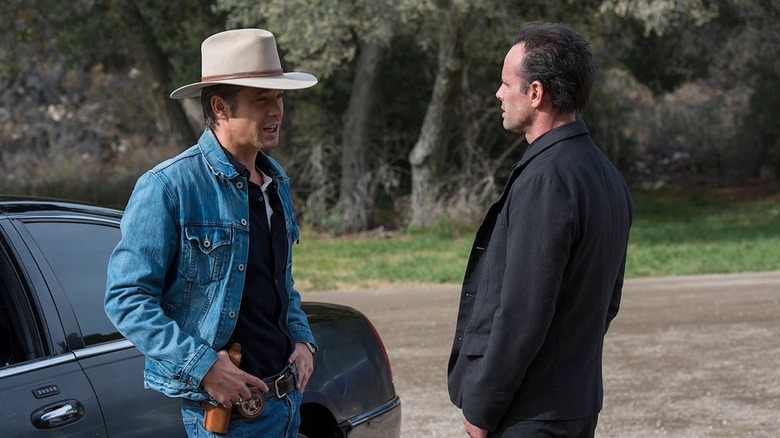 Timothy Olyphant and Walton Goggins in Justified