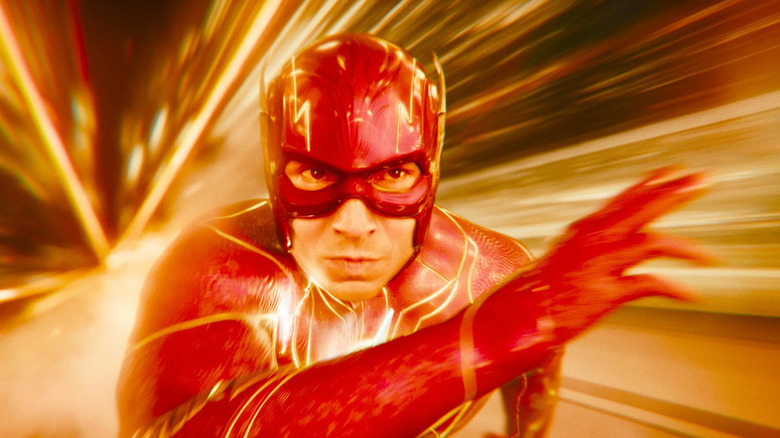 Barry Allen runs at the speed of light in The Flash