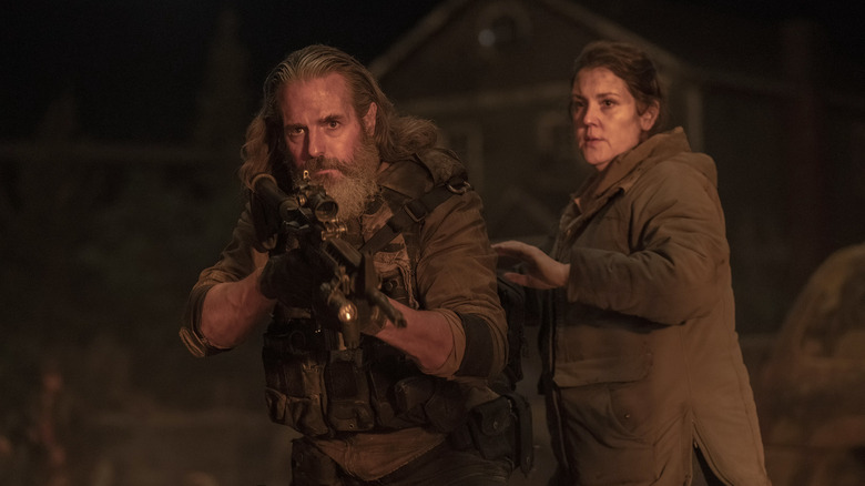 Jeffrey Pierce and Melanie Lynskey in The Last of Us