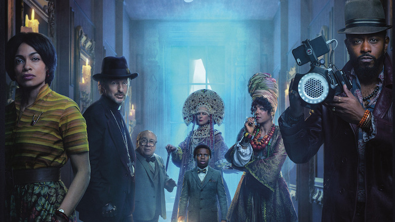 The cast of 2023's Haunted Mansion.