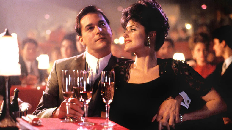 Ray Liotta and Lorraine Bracco play husband and wife Henry and Karen Hill in Martin Scorsese's crime classic "Goodfellas" 