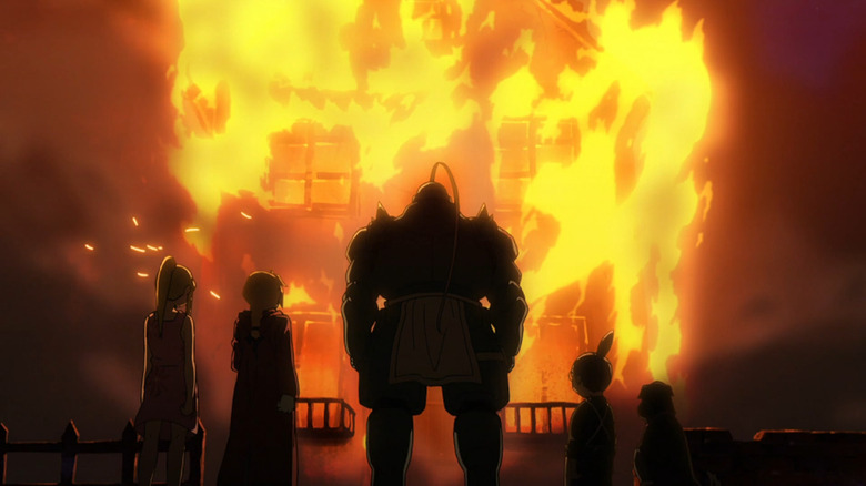 Fullmetal Alchemist burning Elric house