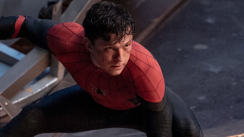 Tom Holland as Spider-Man in No Way Home