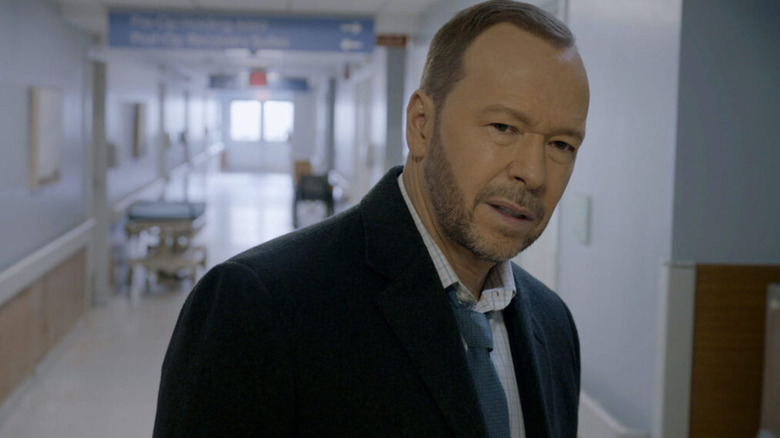 Donnie Wahlberg looks disgusted as Danny Reagan in Blue Bloods