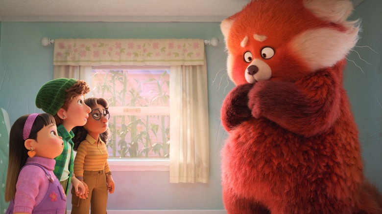 Meilin as a giant red panda in Turning Red