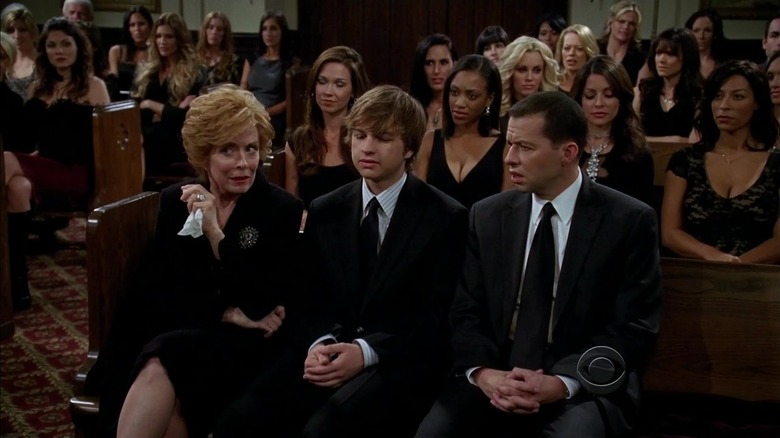 Holland Taylor, Angus T. Jones, and Jon Cryer on Two and a Half Men