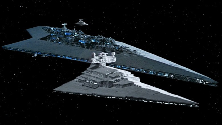 Star Destroyers in Empire Strikes Back