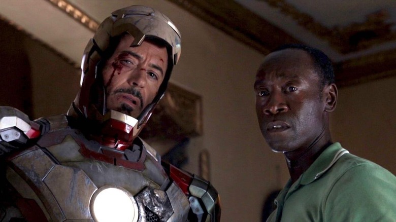 Don Cheadle Robert Downey Jr. Iron Man 3