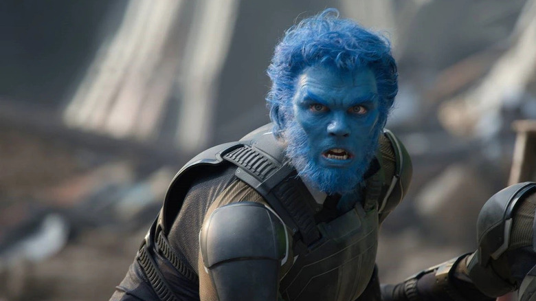 Hank McCoy in Beast form in X-Men: Apoclaypse