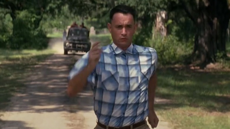 Tom Hanks as Forrest Gump Running