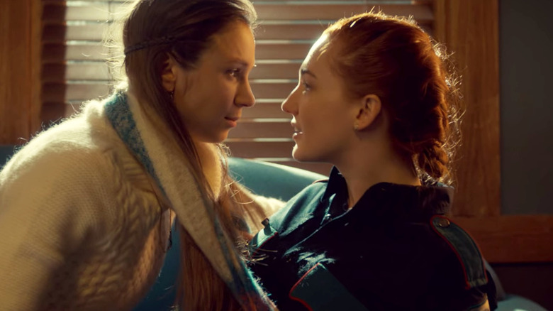 Waverly and Nicole in Wynonna Earp