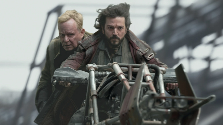 Stellan Skarsgård and Diego Luna in Andor