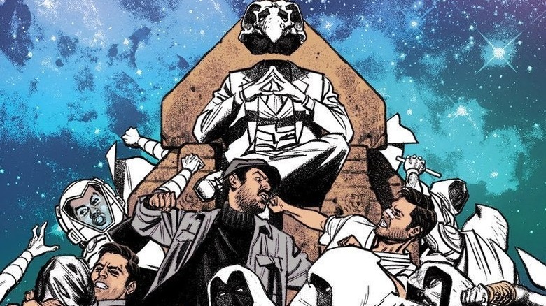 Moon Knight's fighting personalities and Khonshu