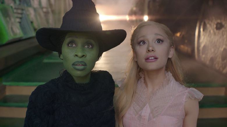 Elphaba and Glinda behold the Emerald City in Wicked