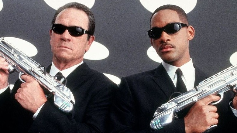 Tommy Lee Jones and Will Smith in "Men in Black"