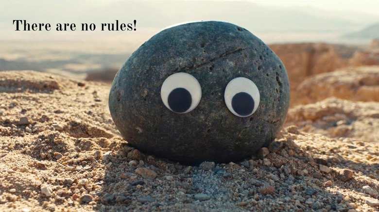 A rock with eyes in Everything Everywhere All At Once