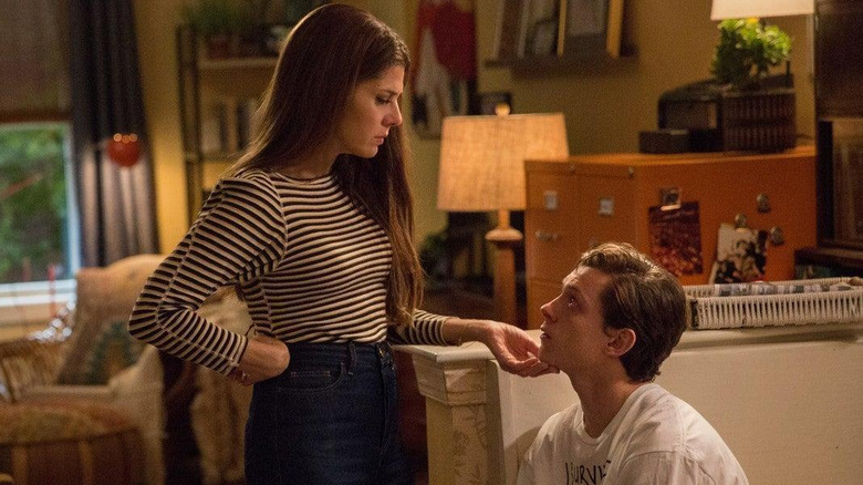Maria Tomei and Tom Holland in PSider-Man: Homecoming