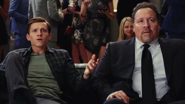 Jon Favreau and Tom Holland