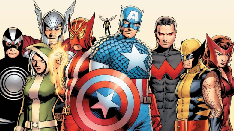 Uncanny Avengers John Cassaday Havok Rogue Thor Sunfire Wasp Captain America Wonder Man Wolverine Scarlet Witch