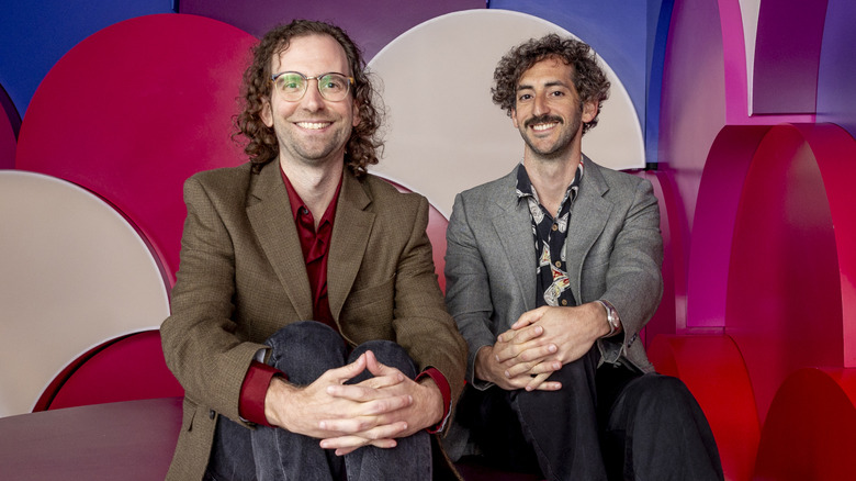 Kyle Mooney and Evan Winter pose for photos at the SCAD Savannah Film Festival