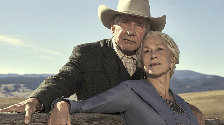 Harrison Ford and Helen Mirren in 1923