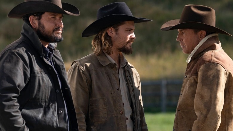 Cole Hauser, Luke Grimes, Kevin Costner, Yellowstone