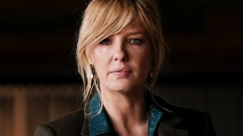 Beth Dutton looking intense on Yellowstone