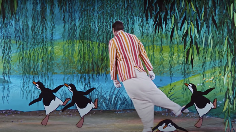 Mary Poppins Bert dancing penguins ducking