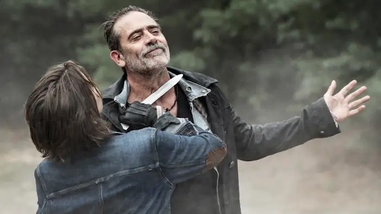 Jeffrey Dean Morgan and Lauren Cohan as Negan and Maggie in The Walking Dead: Dead City