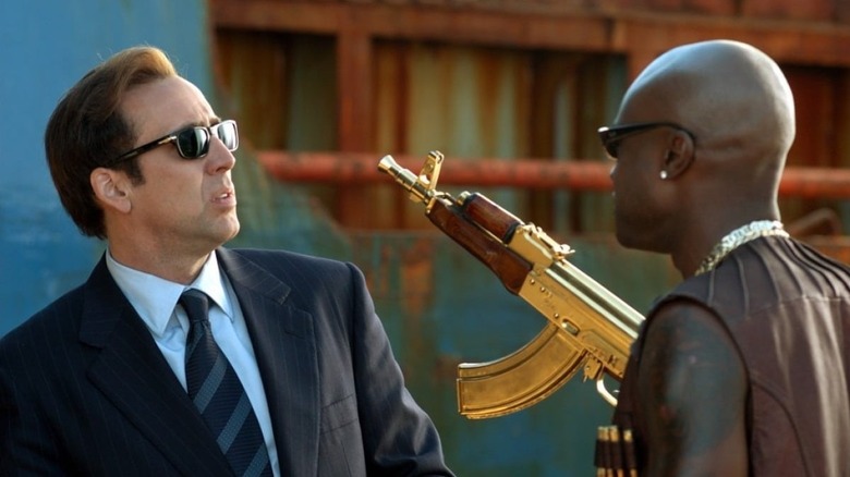 Nicolas Cage and Sammi Rotibi in Lord of War