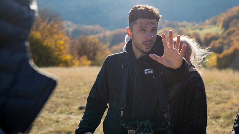 Goran Stolevski on the set of You Won't Be Alone