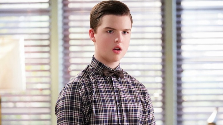 Iain Armitage is slack-jawed as Sheldon Cooper in Young Sheldon