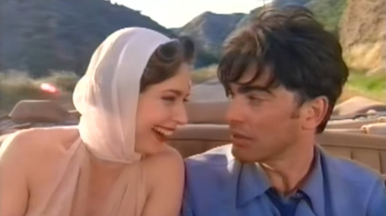 Isabella Rosselini and Peter Gallagher in Fallen Angels episiode The Frightening Frammis directed by Tom Cruise