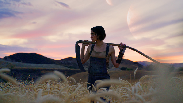 Sofia Boutella as Kora in Rebel Moon