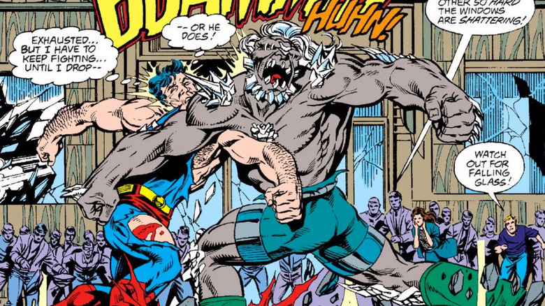 Doomsday and Superman 