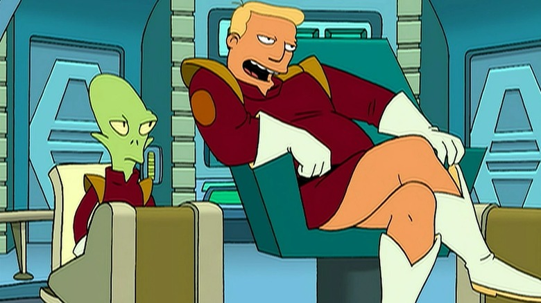 Futurama Kif Kroker and Zapp Brannigan