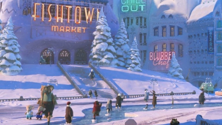 Zootopia Frozen easter egg