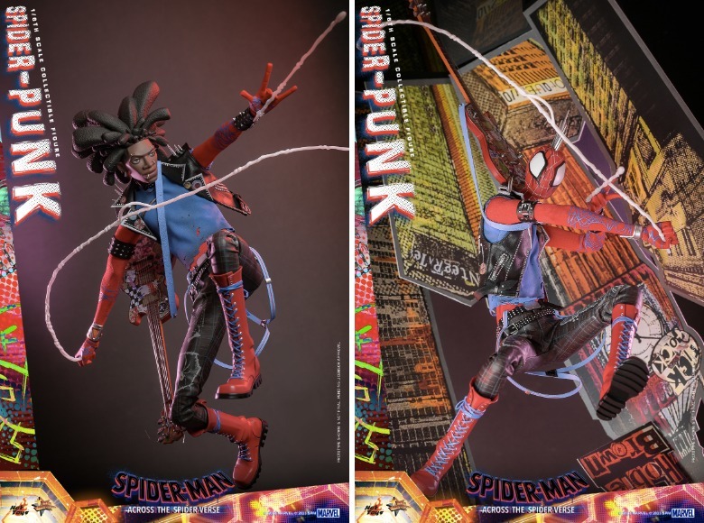 Spider-Man: A través del Spider-Verse Figura Spider-Punk Hot Toys