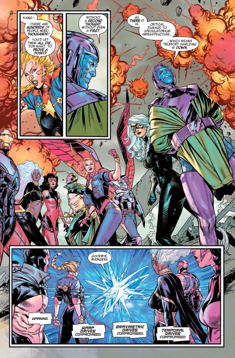 Avengers #24 page 5 Kang and the Avengers