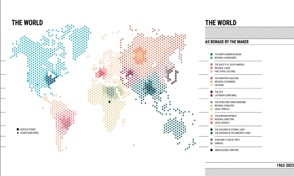 Mapa mundial final da Marvel Earth-6160