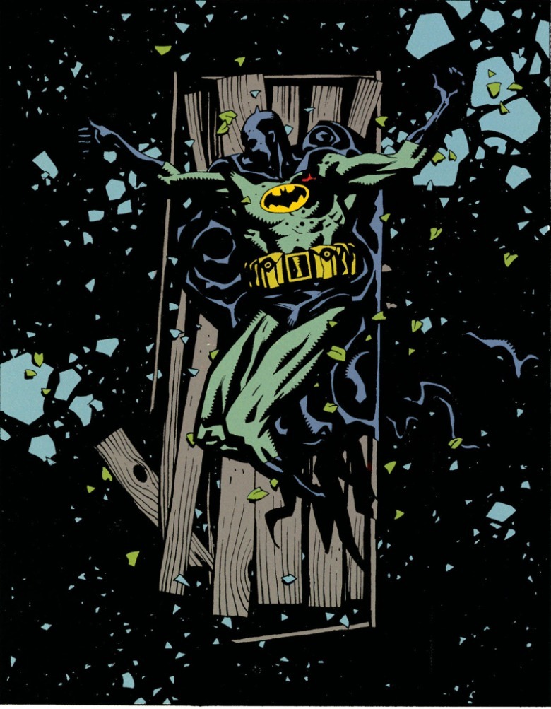 Batman Sanctum coffin Mike Mignola