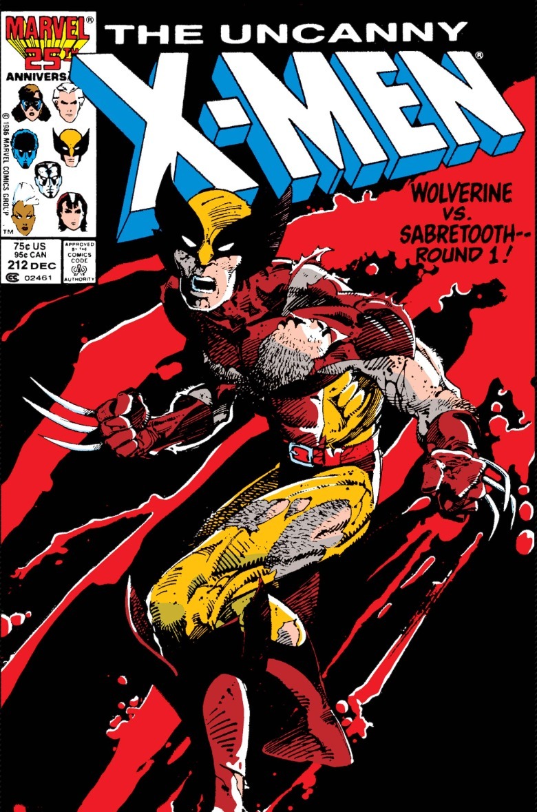 Uncanny X-Men #212 Wolverine Barry Windsor-Smith art