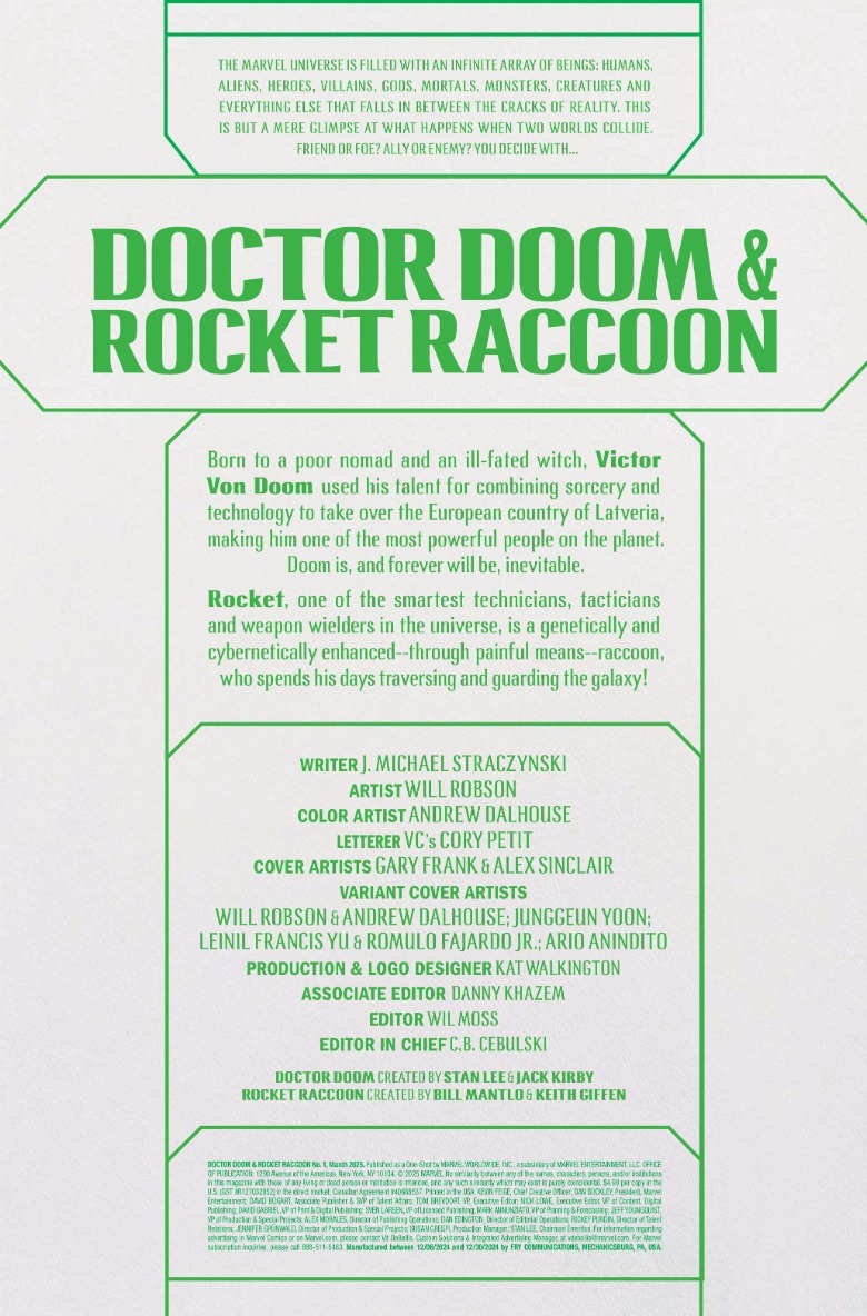 Rekap Doctor Doom & Rocket Raccoon Halaman 1