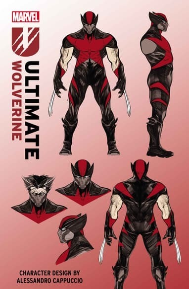 Design definitivo do personagem Wolverine