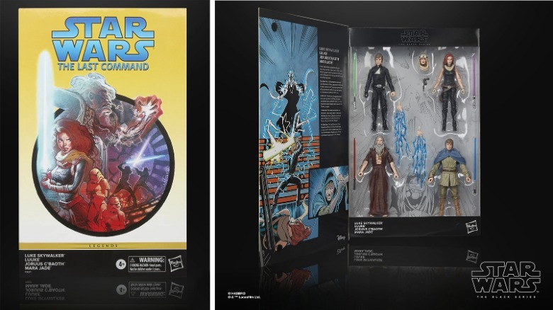 Star Wars: The Last Command Action Figures da Hasbro na caixa