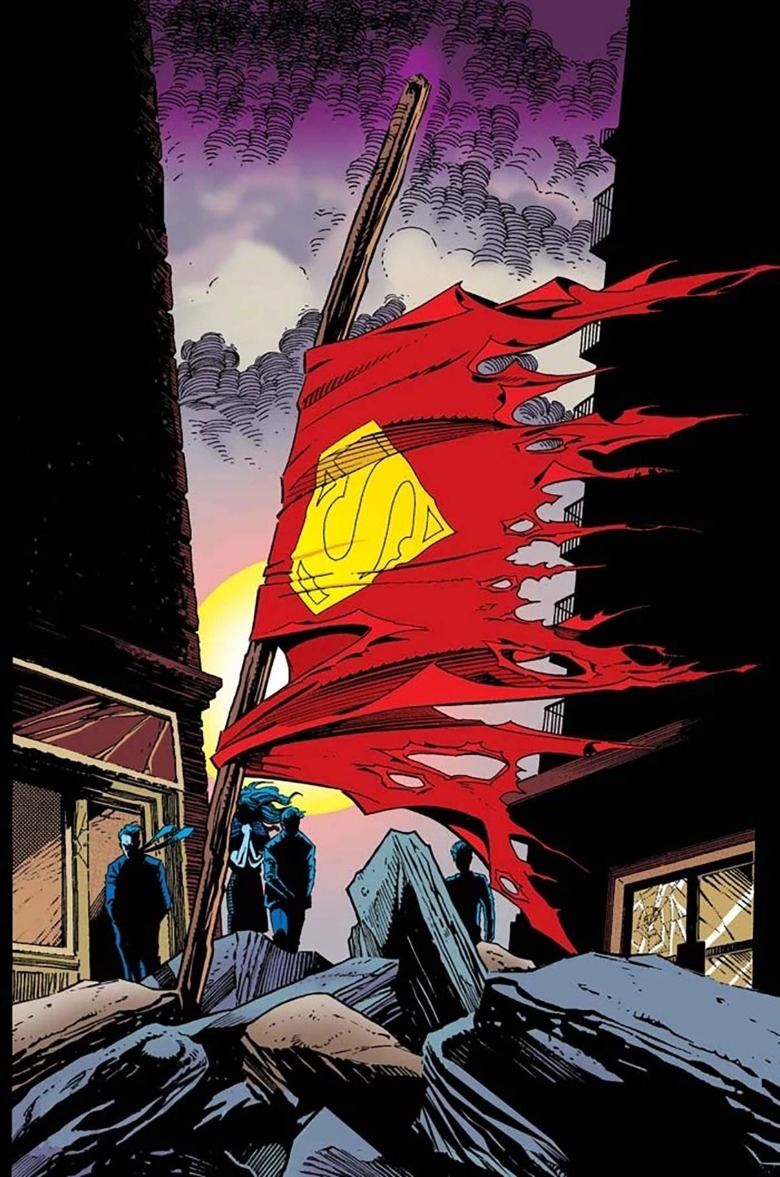 Capa de A Morte do Superman