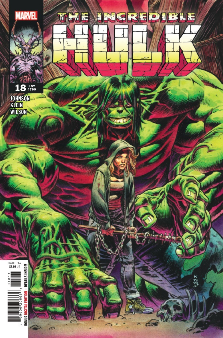 Incrível Hulk #18 capa da Marvel Comics Nic Klein