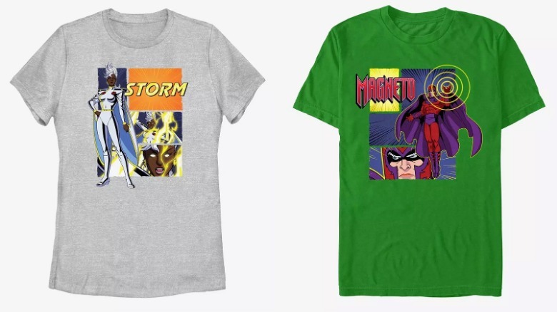 Camisetas X-Men '97 com Tempestade e Magneto