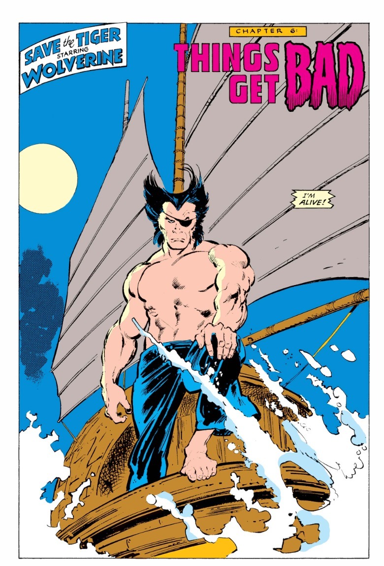 Marvel Comics presenta el arte del parche #6 de Wolverine por John Buscema