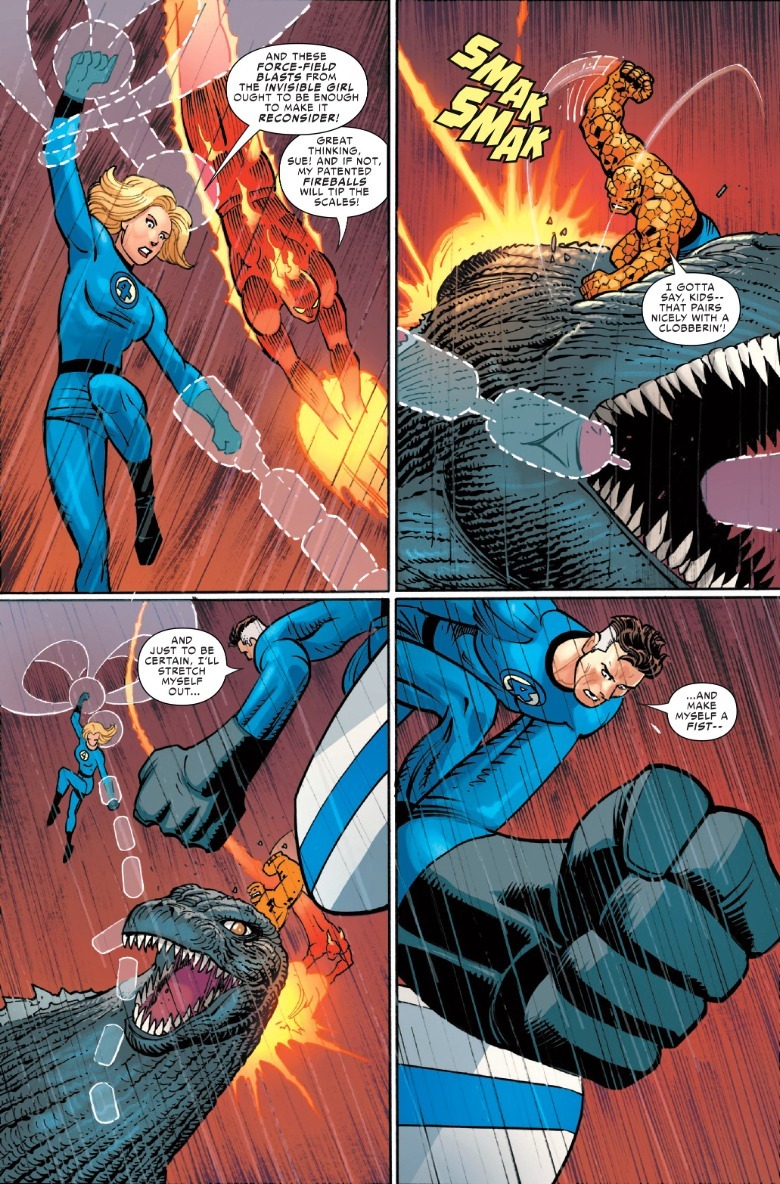 Godzilla vs Fantastic Four Page 4